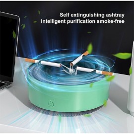 Multipurpose Ashtray with Air Purifier Function for Filtering Second-Hand Smoke From Cigarettes Remove Odor
