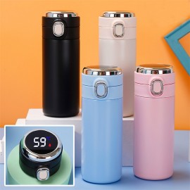 Smart Thermos Mug Mini Stainless Steel Thermos Cup Portable Leak Proof Water Cup with Filter Water Vacuum Tea Coffee Bottle Cup
